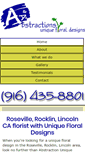 Mobile Screenshot of abstractionsfloral.com